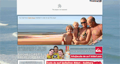 Desktop Screenshot of ecole-de-surf-bidart.com